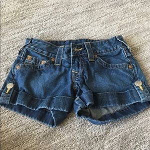 True religion shorts